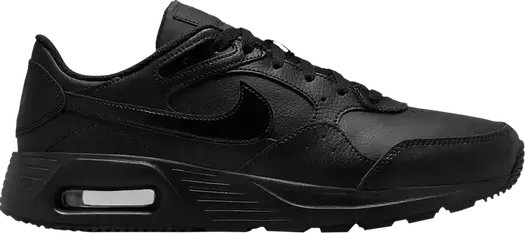 Кроссовки Nike Air Max SC Leather 'Triple Black', черный