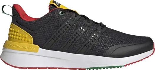 Кроссовки Adidas LEGO x Racer TR21 'Black Equipment Yellow', черный