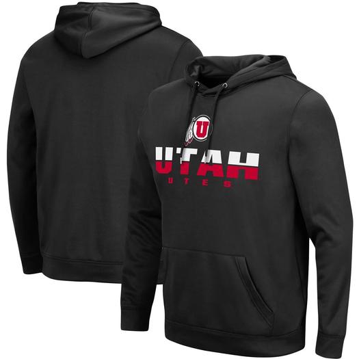 Мужской черный пуловер с капюшоном Utah Utes Lantern Colosseum