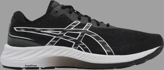 Кроссовки gel excite 9 4e extra wide 'black white' Asics, черный