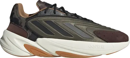Кроссовки Adidas Ozelia 'Olive Strata Camo', зеленый