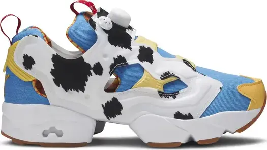 Кроссовки toy story 4 x bait x instapump fury og mixed 'woody and buzz' Reebok, синий