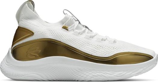 Кроссовки Curry Flow 8 Gold Blooded, белый
