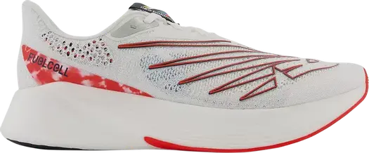 Кроссовки New Balance FuelCell RC Elite v2 'White Neo Flame', белый