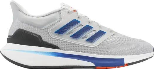 Кроссовки Adidas EQ21 Run 'Halo Silver Royal Blue', серебряный