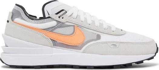 Кроссовки Nike Waffle One 'White Orange Trance', белый