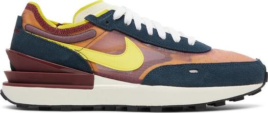 Кроссовки Nike Waffle One SE 'Dark Beetroot Yellow Strike', красный