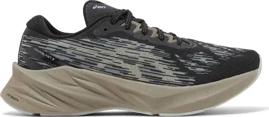 Кроссовки novablast 3 'black mink' Asics, черный