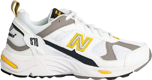 Кроссовки New Balance 878 'White Yellow Black Grey', белый