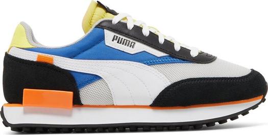 Кроссовки Puma Future Rider Splash Jr Grey Violet Victoria Blue, белый