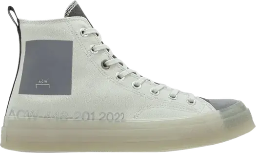 Кроссовки Converse A-Cold-Wall* x Chuck 70 High Silver Birch, белый