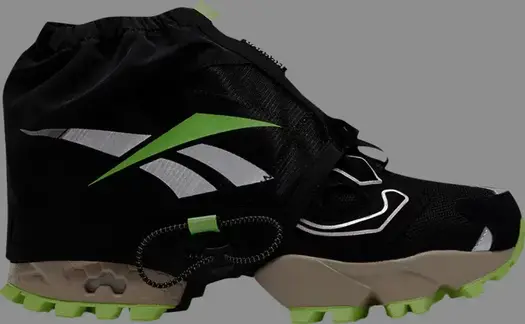 Кроссовки instapump fury trail shroud 'green' Reebok, черный