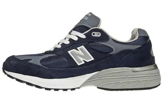 Кроссовки New Balance 993 Navy/White (сине-белая расцветка)