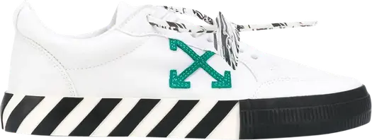 Кроссовки Off-White Vulc Low White Green, белый