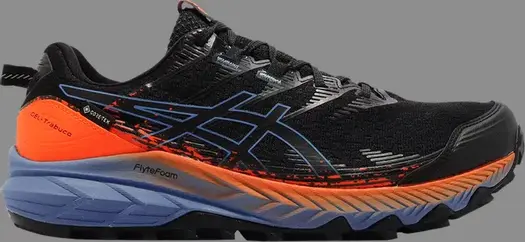 Кроссовки gel trabuco 10 gore-tex 'black blue harmony' Asics, черный