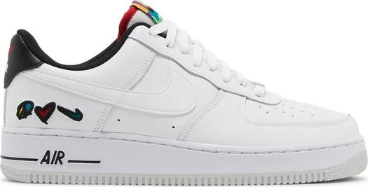 Кроссовки Nike Air Force 1 '07 LV8 3 'Peace Love Nike', белый