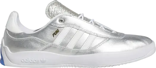 Кроссовки Adidas Puig 'Silver Metallic', серебряный