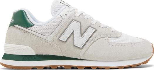 Кроссовки New Balance 574, кремовый/зеленый
