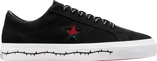 Кроссовки Converse One Star Pro Low Roses, черный