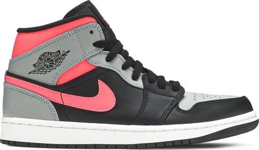 Кроссовки Air Jordan 1 Mid Pink Shadow, черный