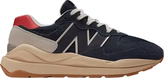 Кроссовки New Balance 57/40, темно-синий/бежевый
