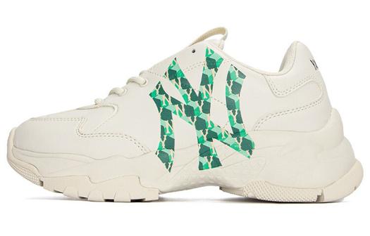 Кроссовки MLB Big Ball Chunky Chunky Sneakers Unisex Low-Top Ivory White/Green