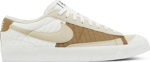 Кроссовки Nike Blazer Low '77 Premium 'Toasty - Brown Kelp', белый