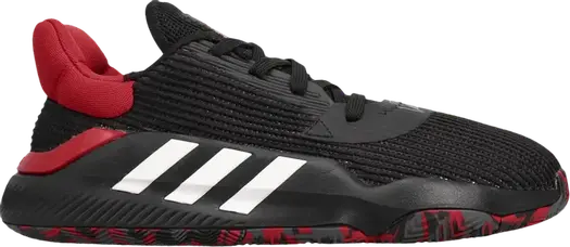 Кроссовки Adidas Pro Bounce 2019 Low GCA 'Scarlet', черный