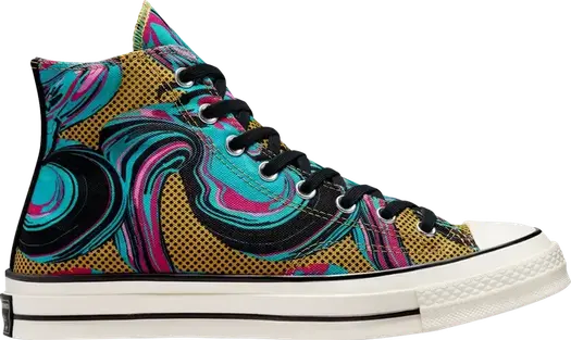 Кроссовки Converse Chuck 70 90s High Marbled, золотой