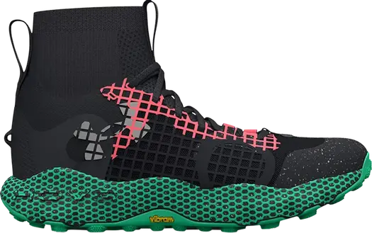 Кроссовки Under Armour HOVR Ridge Trek Black Chestnut Red Green, черный