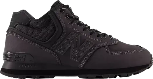 Кроссовки New Balance 574 High 'Triple Black', черный
