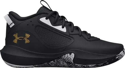 Кроссовки Under Armour Lockdown 6 Black Metallic Gold, черный