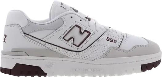 Кроссовки New Balance 550 'Summer Fog Burgundy', белый