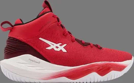 Кроссовки nova surge 2 'electric red' Asics, красный