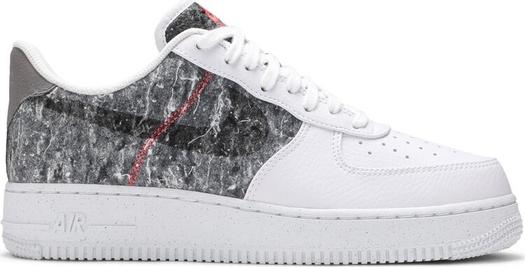 Кроссовки Nike Air Force 1 '07 LV8 'Recycled Wool Pack - White Light Smoke Grey', белый