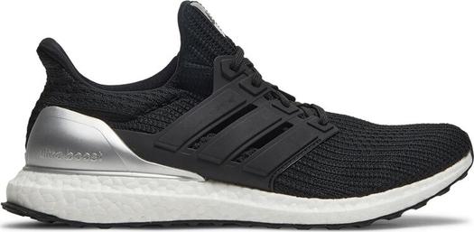 Кроссовки Adidas UltraBoost 4.0 DNA 'Black Silver Metallic', черный