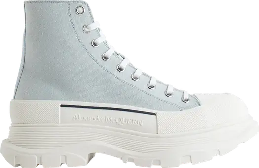 Кроссовки Alexander McQueen Tread Slick Boot Light Blue, синий