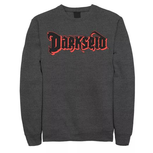 Мужской свитшот с текстовым логотипом и плакатом DC Comics Darkseid Licensed Character