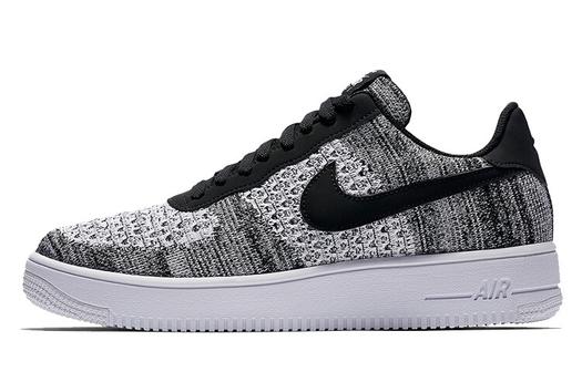 Кроссовки Nike Air Force 1 Flyknit 2, черный/белый