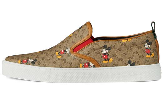 Кроссовки мужские Gucci Skateboarding Men, коричневый/белый