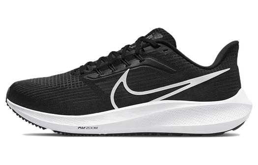 Кроссовки Nike Air Zoom Pegasus 39, увеличенная ширина, черный/темно-серый