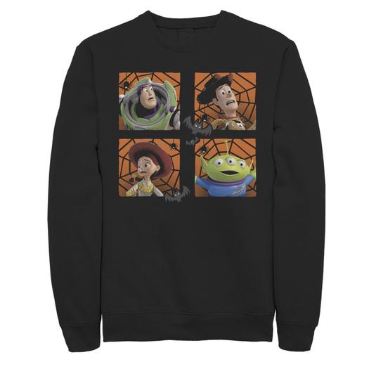 Мужской свитшот с квадратами и рисунком «История игрушек» на Хэллоуин Disney / Pixar