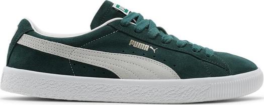 Кроссовки Puma Suede Vintage Ponderosa Pine, зеленый