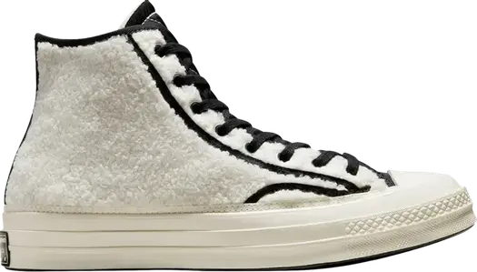Кроссовки Converse Chuck 70 High Sherpa - Egret, белый