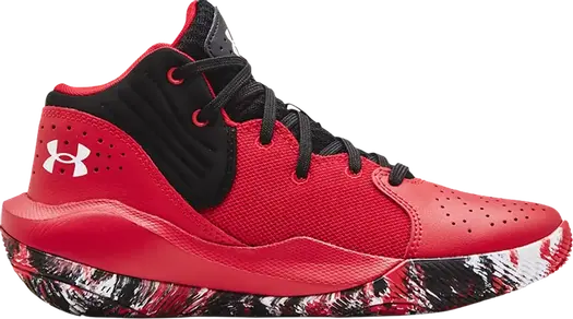 Кроссовки Under Armour Jet 21 GS Red Black Camo, красный