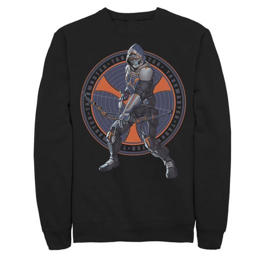 Мужской свитшот с портретом Black Widow TaskMaster Coin Marvel