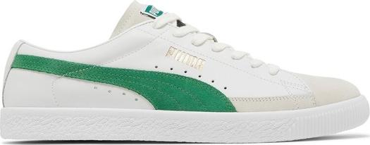 Кроссовки Puma Basket Vintage White Amazon Green, белый