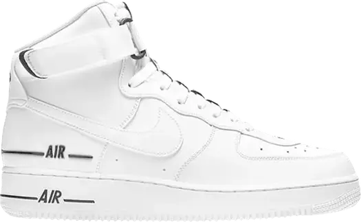 Кроссовки Nike Air Force 1 High LV8 'Triple White', белый