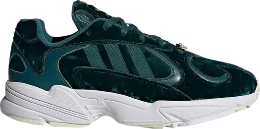 Кроссовки Adidas Yung-1 'Velvet Pack - Hi Res Aqua', зеленый