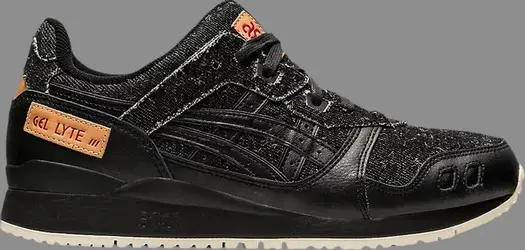 Кроссовки gel lyte 3 'denim pack - black' Asics, черный